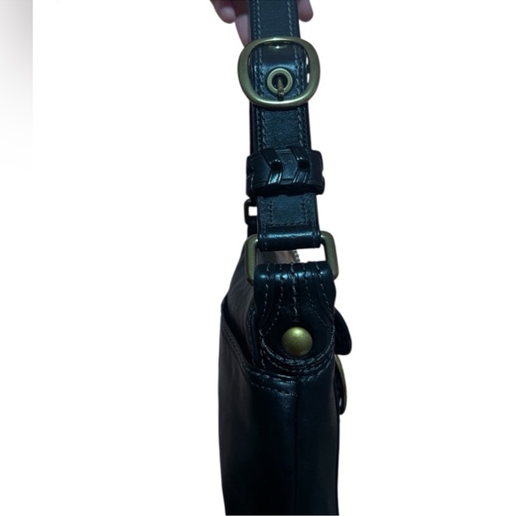 Coach Bleecker Legacy Tattersall Flap Shoulder Bag Black 11427 Y2K vintage EUC - Picture 14 of 16